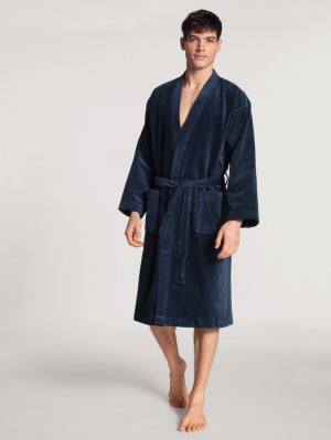 Pyjama Calida After Shower Bathrobe Niños Azules Oscuro | 8273PSJGL