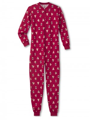 Pyjama Calida Family & Friends Jumpsuit Niños Rojos | 2365SGBTF