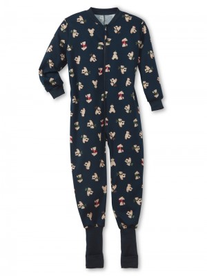 Pyjama Calida Family & Friends Jumpsuit Niños Azules | 6472LUYKP