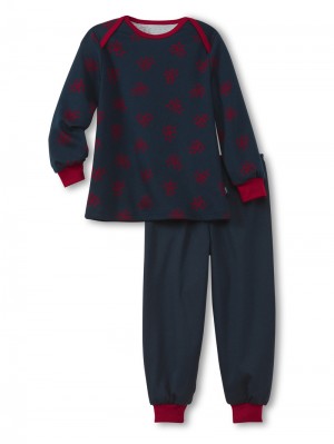 Pyjama Calida Family & Friends Pyjama With Cuff Niños Azules | 2970BEGSJ