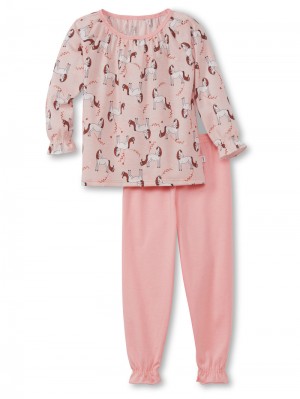Pyjama Calida Toddlers Horse Pyjama With Cuff Niños Azules | 1309CYGTA