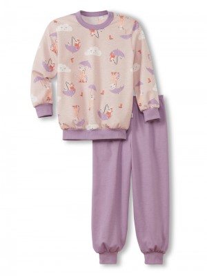 Pyjama Calida Toddlers Umbrella Pyjama With Cuff Niños Lavanda | 0325VRZOG