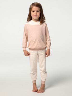 Pyjama Calida Toddlers Youngster Pyjama With Cuff Niños Rosas | 0625FJGTL