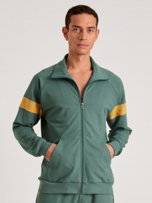 Ropa De Casa Calida 100% Nature Refresh Jacket, Cradle To Cradle Certified® Hombre Azules | 1635LXKMP