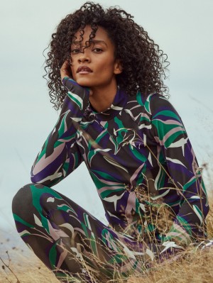 Ropa De Casa Calida 100% Nature Relax Shirt Long-sleeve Mujer Phantom | 1924XOMQG
