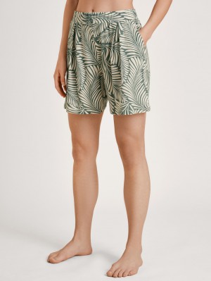 Ropa De Casa Calida Favourites Healing Shorts Mujer Quill Crème | 4301XGVJB