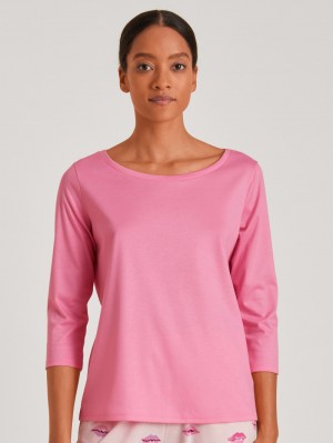 Ropa De Casa Calida Favourites Kiss 3/4 Shirt Mujer Flamingo | 1589AWMFI