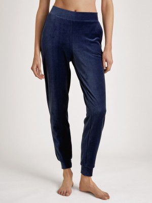 Ropa De Casa Calida Lounge Space Pants Mujer Azules Oscuro | 5086FPAOQ