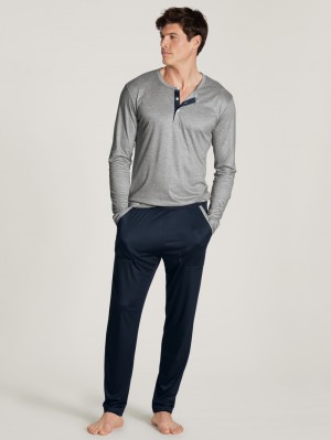 Ropa De Dormir Calida Circular Night Pyjama, Cradle To Cradle Certified® Hombre Gravel Melé | 1496PLJHF