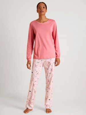 Ropa De Dormir Calida Dog Dreams Pyjama Mujer Strawberry Ice | 1857QVLDC