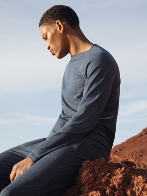 Ropa De Dormir Calida Dsw Warming Shirt Long-sleeve Hombre Anthrazit | 5036KYIRZ