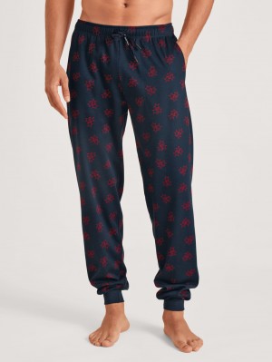 Ropa De Dormir Calida Family & Friends Pants Hombre Azules | 8235NYFXH