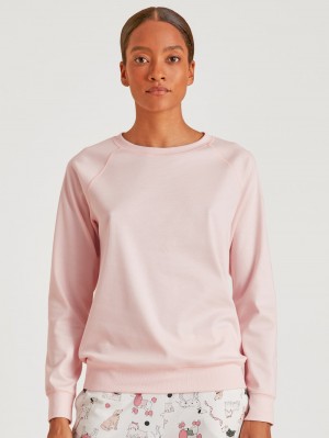 Ropa De Dormir Calida Favourites Dog Shirt Long Sleeve Mujer Pearl Blush | 2793MECSF