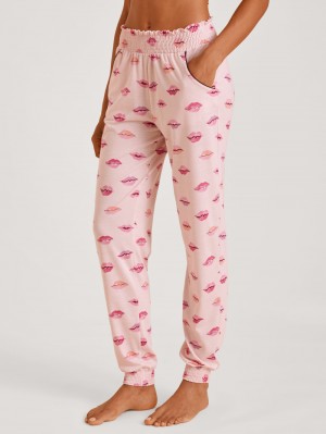 Ropa De Dormir Calida Favourites Kiss Pants Mujer Pearl Blush | 5716CEYUP