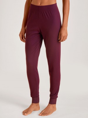 Ropa De Dormir Calida Favourites Kiss Pants Mujer Rojos | 6325TYEDA