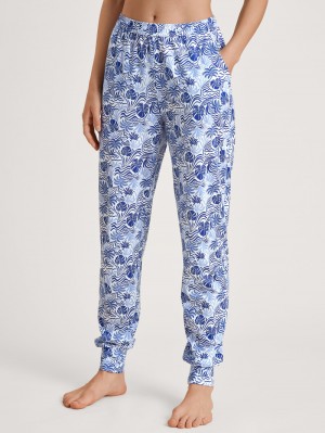 Ropa De Dormir Calida Favourites Serenity Pants Mujer Azules | 3805ZVUMA