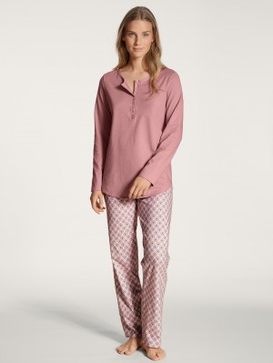Ropa De Dormir Calida Lovely Nights Pyjama Mujer Rosas | 6291ETZPG