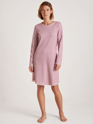 Ropa De Dormir Calida Midnight Dreams Nightdress Mujer Mauve Shadow | 8219QFZYN