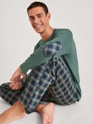 Ropa De Dormir Calida Relax Comfy 4 Pyjama Hombre Azules | 2367EMKGV