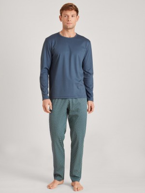 Ropa De Dormir Calida Relax Enjoy Pyjama Hombre Azules | 3174CAXFB