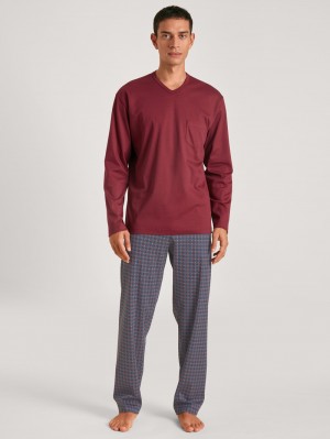 Ropa De Dormir Calida Relax Streamline 4 Pyjama Hombre Rojos | 2716HRXBZ