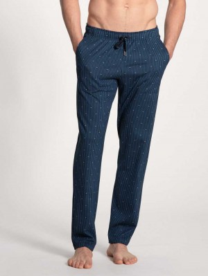 Ropa De Dormir Calida Remix Basic Sleep Pants Hombre Azules | 3748QBGCY