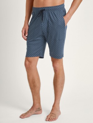 Ropa De Dormir Calida Rmx Sleep Free Bermudas Hombre Azules | 7095FNETU