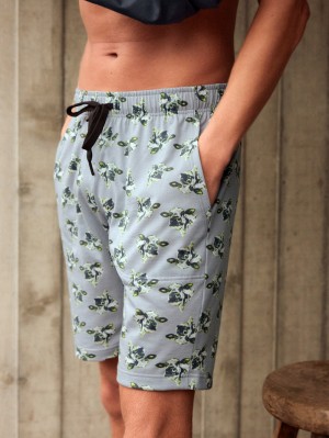 Ropa De Dormir Calida Rmx Sleep Leisure Bermudas Hombre Grises | 7803DKEFG