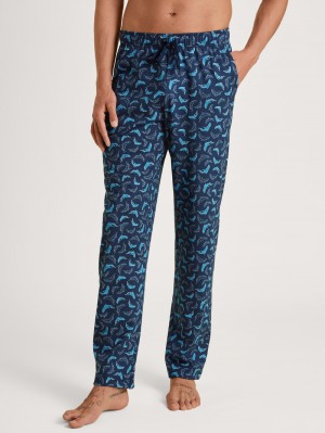 Ropa De Dormir Calida Rmx Sleep Leisure Pants Hombre Azules | 6192WGQKR