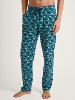 Ropa De Dormir Calida Rmx Sleep Weekend Pants Hombre Verdes | 0654MCLEN
