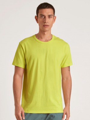 Ropa De Dormir Calida Rmx Sleep Weekend Shirt Short Sleeve Hombre Verdes | 5109IKFZQ