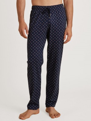 Ropa De Dormir Calida Special Long Pants With Side Pockets Hombre Azules | 7593NQBAY