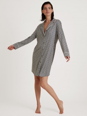 Ropa De Dormir Calida Special Nightdress Mujer Schwarz | 5807ARVOT