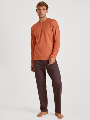 Ropa De Dormir Calida Special Pyjama Hombre Redwood | 4759TQOWK