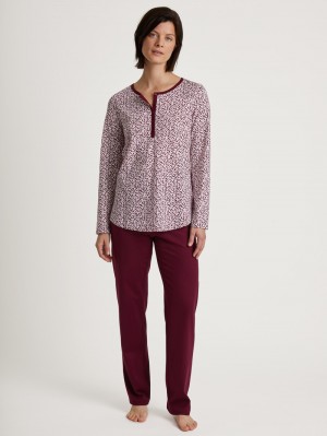 Ropa De Dormir Calida Special Pyjama Mujer Rojos | 1235KPORY