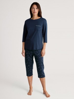 Ropa De Dormir Calida Sweet Dreams 3/4 Pyjama Mujer Azules | 3802COUPK