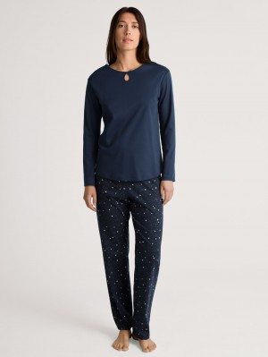 Ropa De Dormir Calida Sweet Dreams Pyjama Mujer Azules | 9315VXJIS