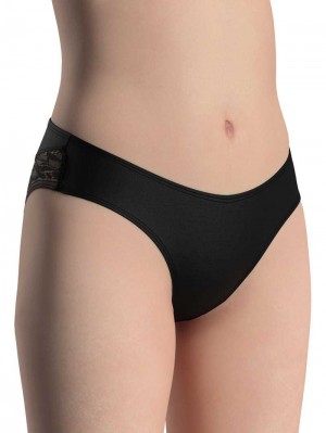 Ropa Interior Calida 100% Nature Mum Brief, Regular Cut, Cradle To Cradle Certified® Mujer Negros | 3672PNSXD