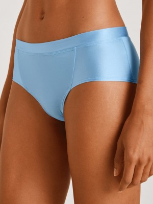 Ropa Interior Calida Cate Panty, Low Cut Mujer Azules | 2498AYIGT