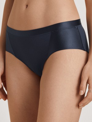 Ropa Interior Calida Cate Panty, Low Cut Mujer Azules Oscuro | 3610VFKPB