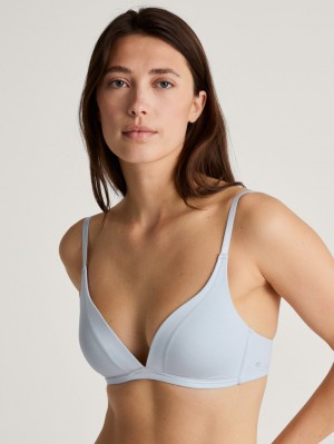 Ropa Interior Calida Cate Triangle Bra With Padding Mujer Arctic Ice | 9341CBVDN