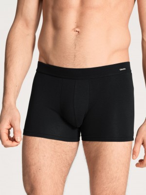 Ropa Interior Calida Cotton Code Boxer Brief Hombre Schwarz | 2561DKYNW