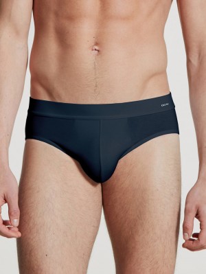 Ropa Interior Calida Cotton Code Brief Hombre Azules | 4058QSFJO