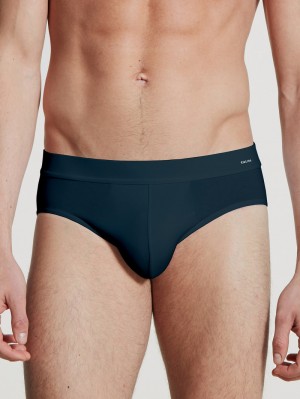 Ropa Interior Calida Cotton Code Brief Hombre Azules | 3815RUQPY