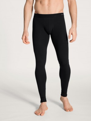 Ropa Interior Calida Cotton Code Pants Hombre Schwarz | 6385APSHJ