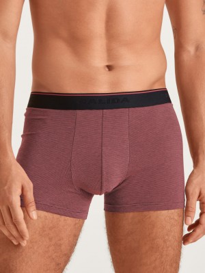 Ropa Interior Calida Cotton Stretch Boxer Brief Hombre Rojos | 1893JSLPN