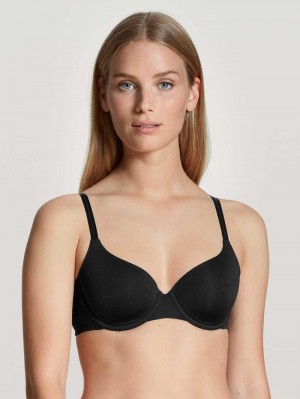 Ropa Interior Calida Eco Sense Bra With Underwiring Mujer Schwarz | 6759HNGQA