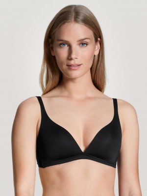 Ropa Interior Calida Eco Sense Soft Bra Mujer Schwarz | 1853DXTGI