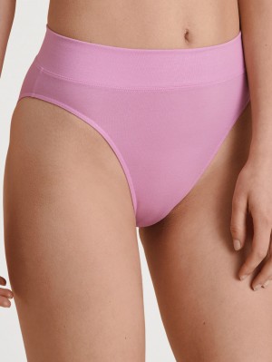Ropa Interior Calida Elastic Brief, High Waist Mujer Rosas | 0942LNDVY