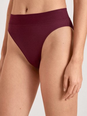 Ropa Interior Calida Elastic Brief, High Waist Mujer Rojos | 8031FYQST
